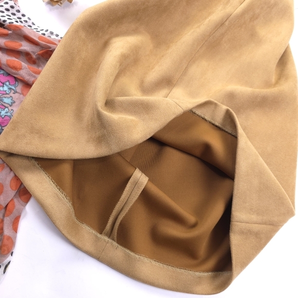 Ann Klein Elegant Tan Dress Sze 8 - Picture 6 of 11